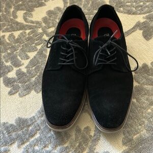 Men's Black Suede Shoes, size 7.5